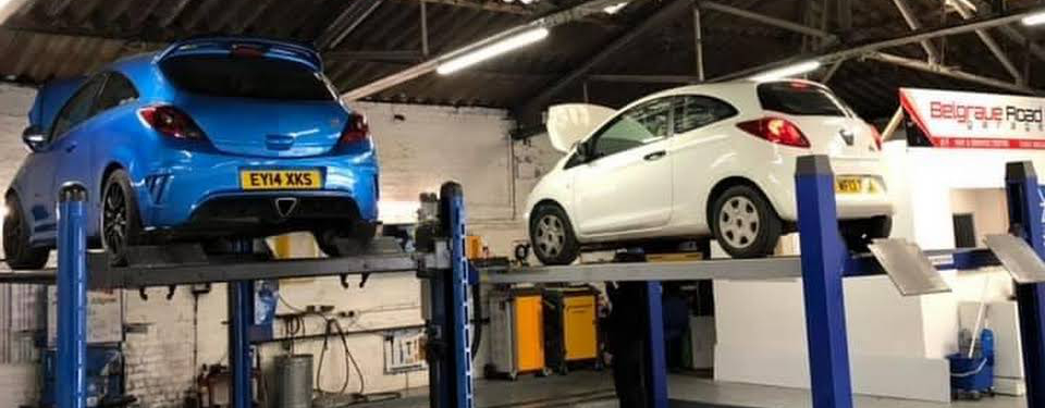 Vehicle on an MOT Ramp - Book MOT Online Torquay